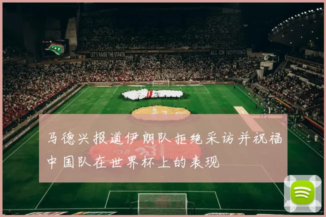 马德兴报道伊朗队拒绝采访并祝福中国队在世界杯上的表现