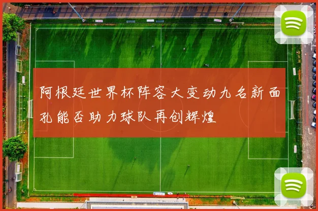 阿根廷世界杯阵容大变动九名新面孔能否助力球队再创辉煌